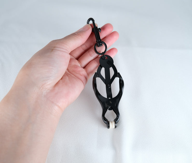 Breast Nipple Clamps Clitoris Clip Weights Ball BDSM Bondage Sex Toy Play USA