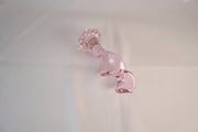 Premium Pink Crystal Glass Dildo for Intimate Massage & G-Spot Stimulation