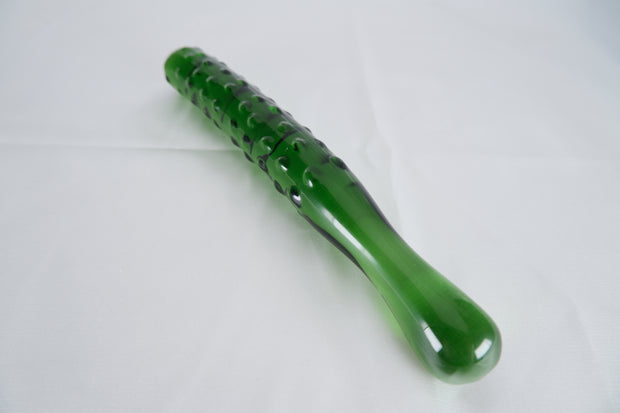 Glass Cucumber Shape Dildos Butt Plug