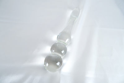 Crystal G- Spot Massage Glass Anal Beads