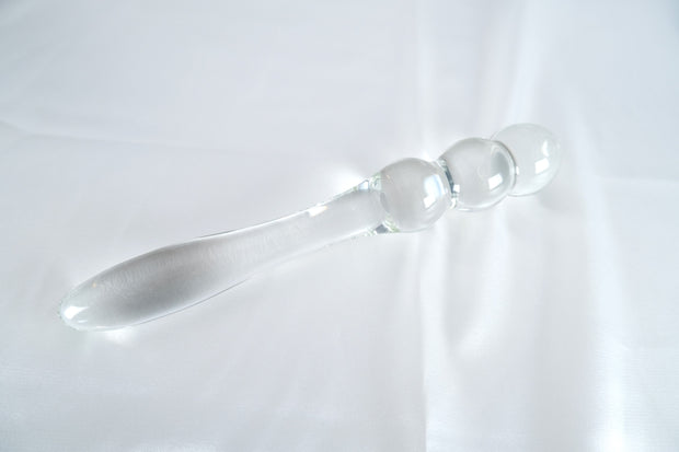 Crystal G- Spot Massage Glass Anal Beads