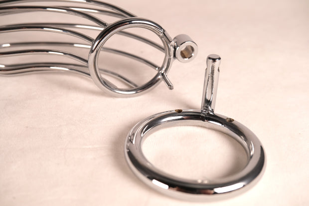 Chastity Cage With Anal Hook
