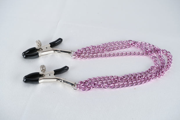 Nipple Clamps With Triple Chain