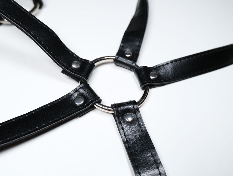 BDSM Leather Bondage Harness Lingerie Harness Belt Thigh Harness Leg Harness