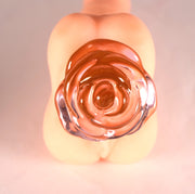 Glass Rose Butt Plugs