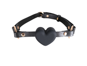 Silicone Heart Ball Mouth Gag
