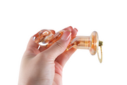 Crystal Glass Spiral Dildo Anal Plug