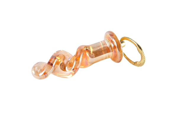 Crystal Glass Spiral Dildo Anal Plug