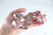 Crystal Transparent Glass G-spot Anal Beads