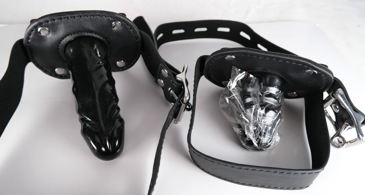 Strap-On Dildo Gag Mouth BDSM