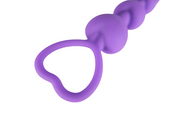 Silicone Heart Shaped Anal Beads