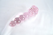 Rose Crystal Pink Anal Beads