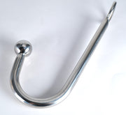 Stainless Steel Anal Hook With Black Rope
