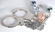 Jeweled Butt Plug With Handcuff