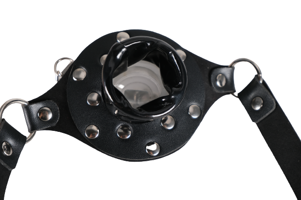 Open Mouth Gag With Transparent Cover