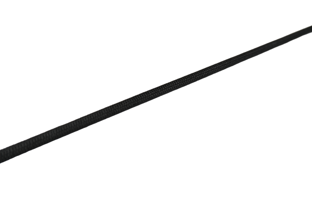 Black Whip Flogger With Beads