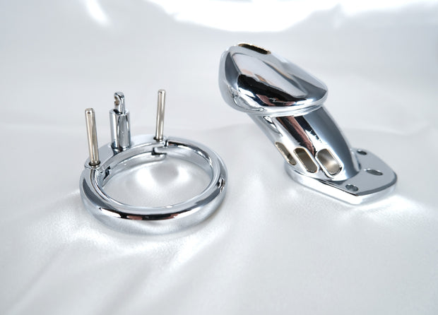 Stainless Steel Chastity Cage Device