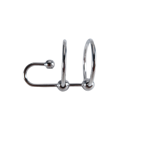 Double Cock Rings with Urethral Sounds Ball