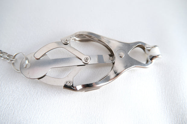 Nipple Clamps With Clit Clamp