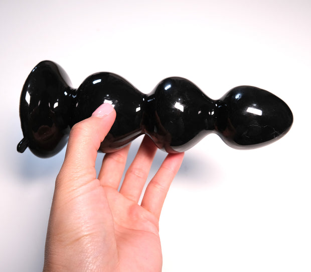 Black Giant Anal Beads