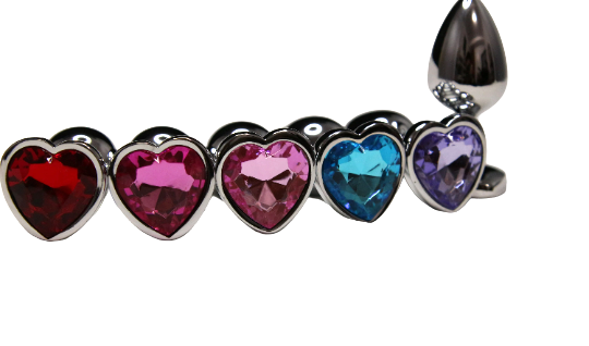 Diamond Jewel Heart Shape Anal Plug